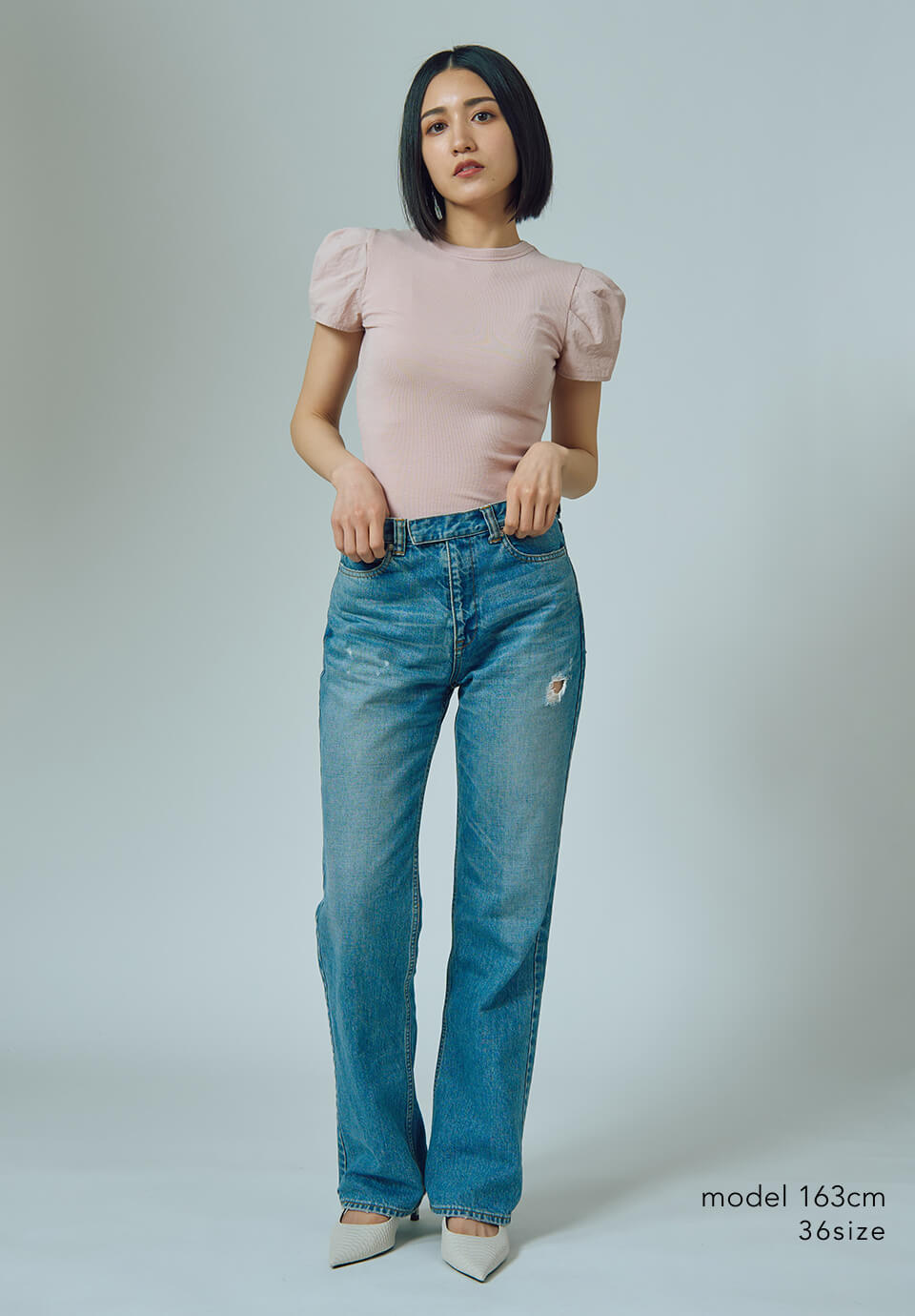 RIB PUFF TEE | BORDERS at BALCONY 公式サイト丨CLASS BORDER RIB PUFF TEE | BORDERS at BALCONY 公式サイト丨CLASS BORDER