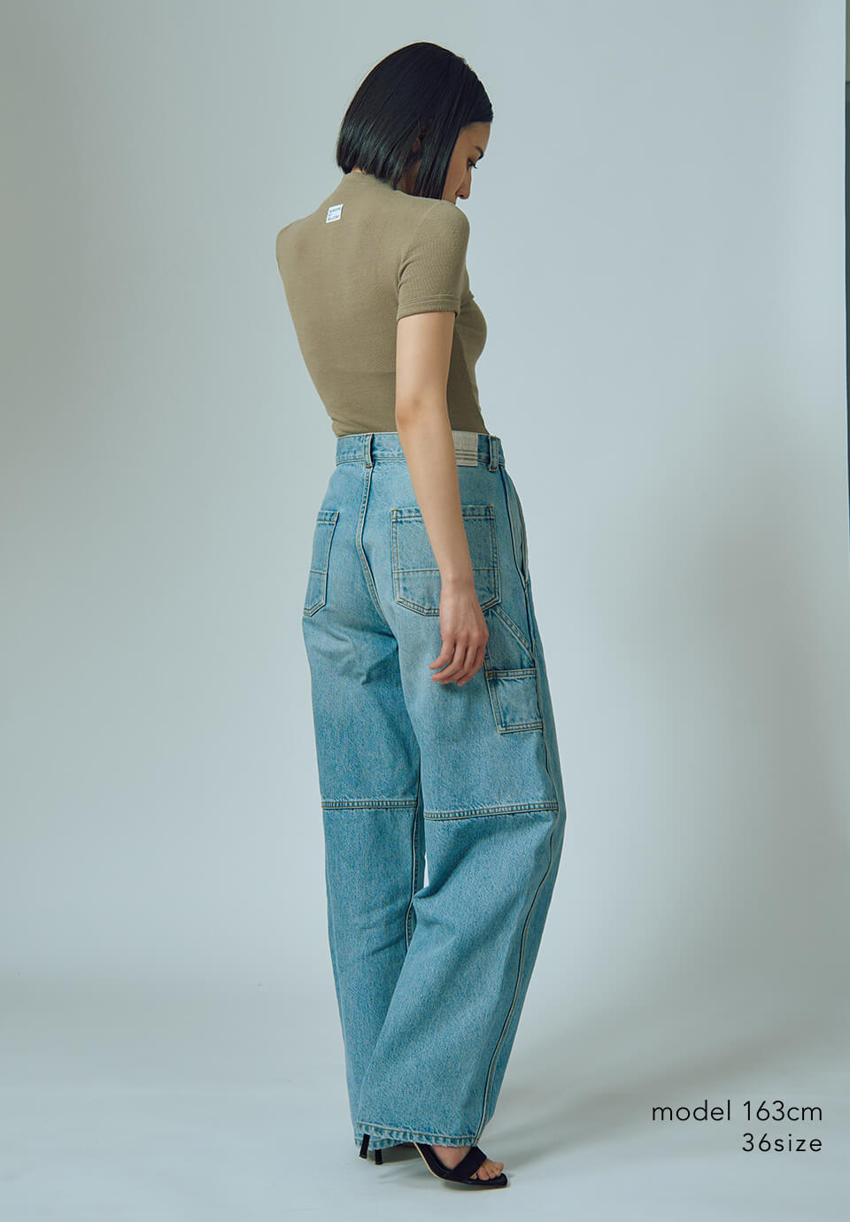 HIGHNECK SHORT SLEEVE RIB TEE | BORDERS at BALCONY 公式