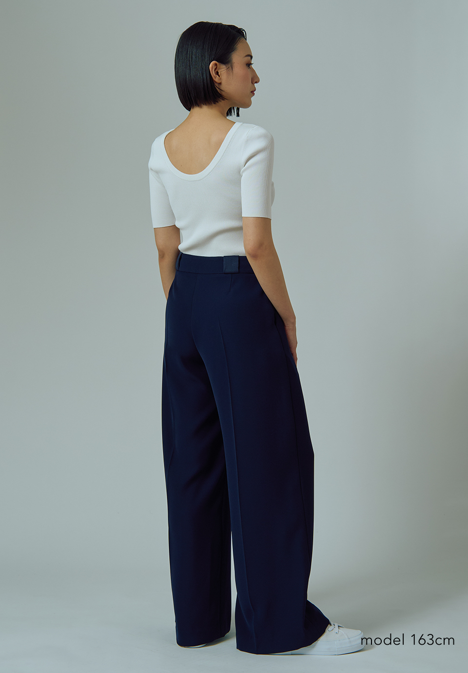 TWILL WIDE PANTS