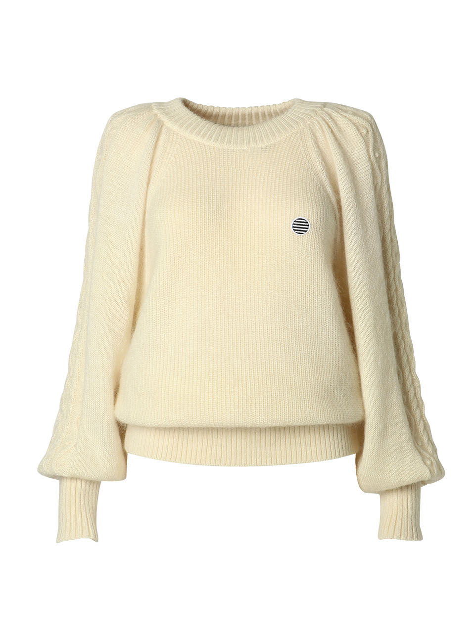 CABLE MOHAIR SWEATER