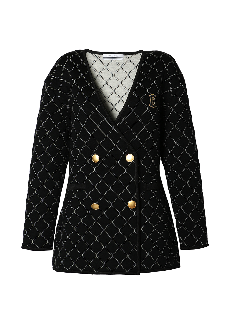 KNIT QUILTED JACKET(36)