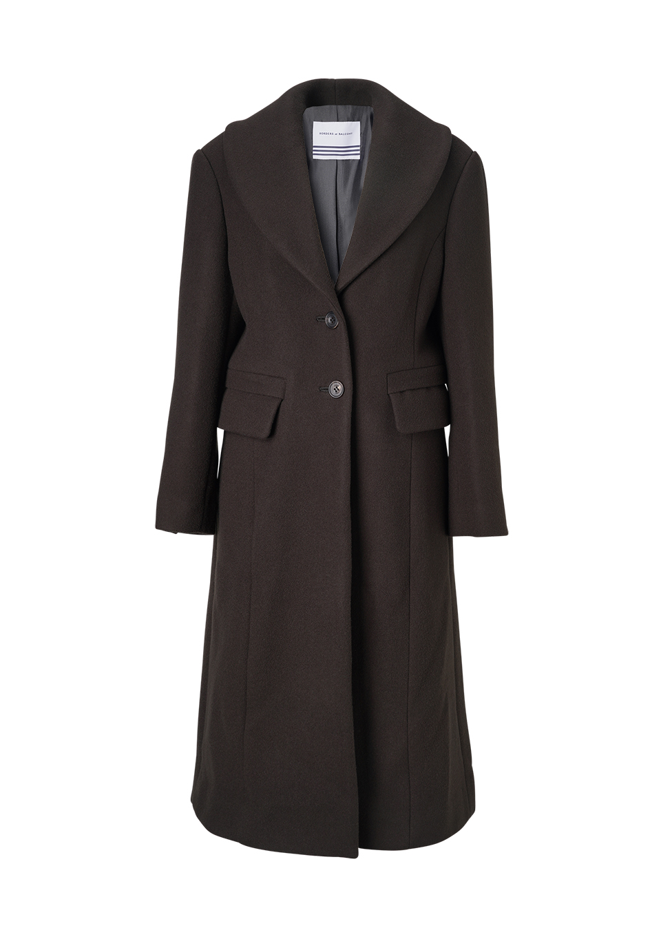 SHAWL COLLAR LONG COAT