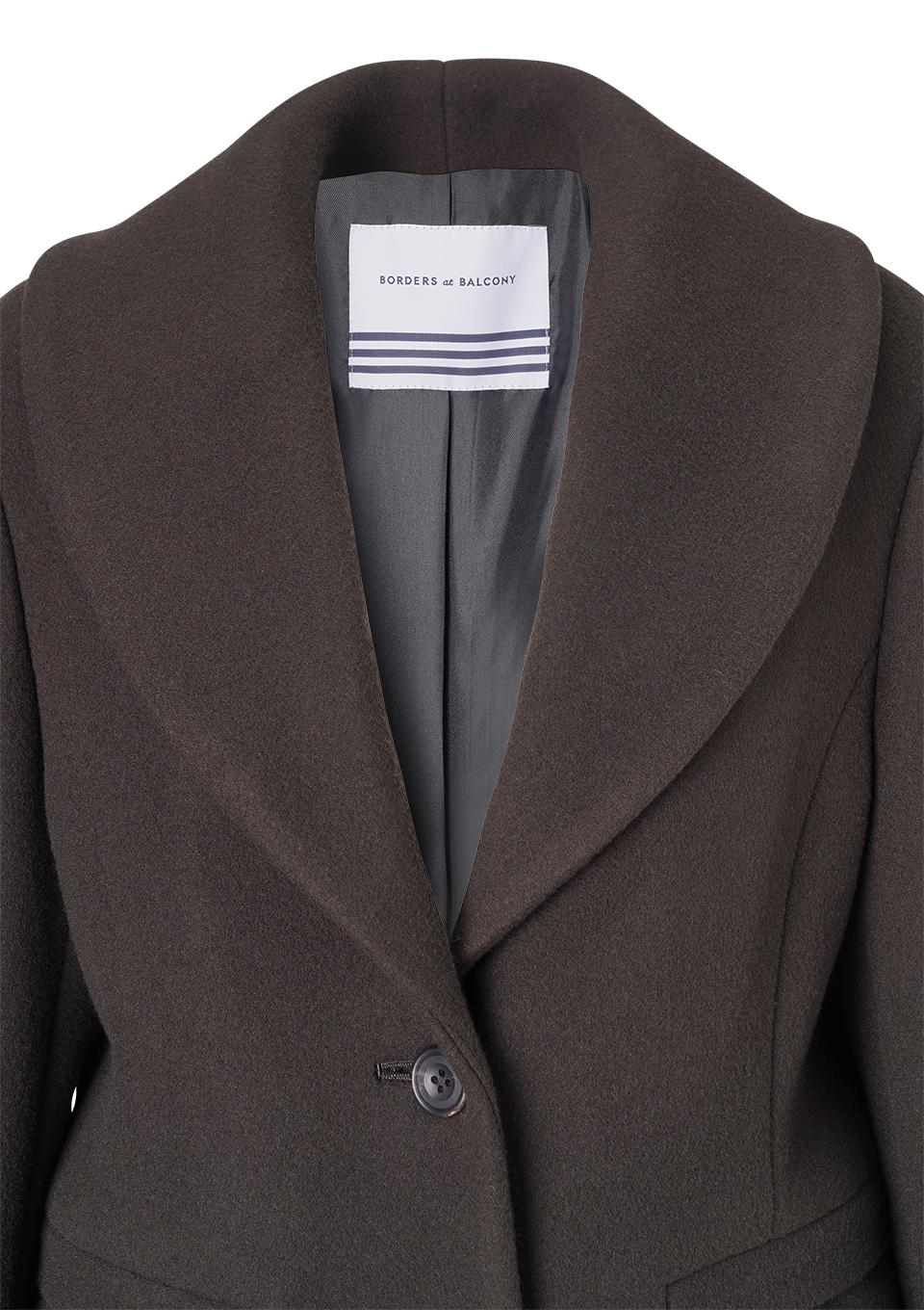 SHAWL COLLAR LONG COAT