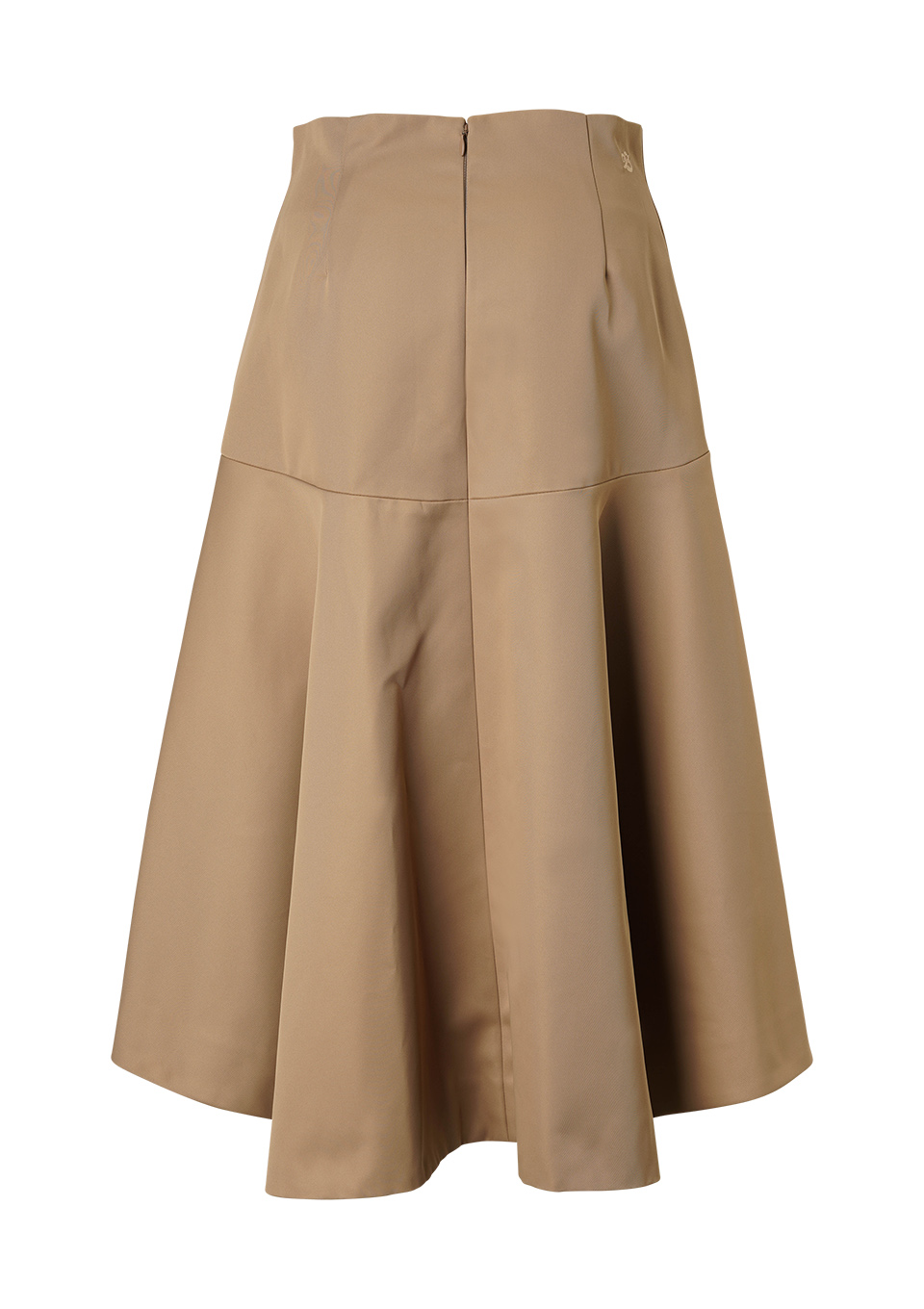 MEMORY SATIN SKIRT