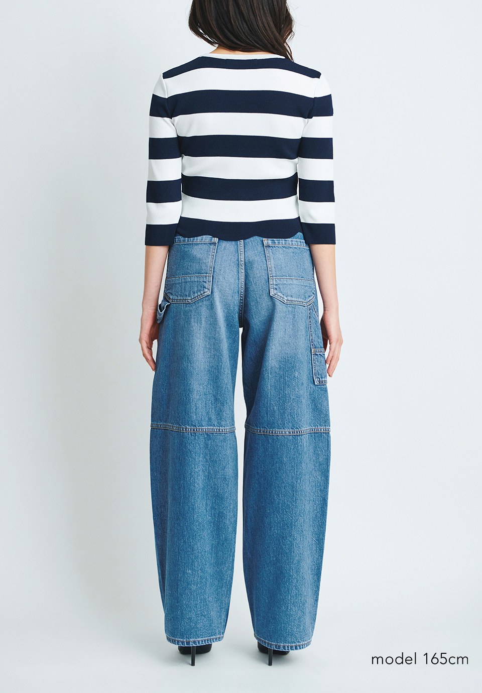 WIDE-LEG PAINTER DENIM