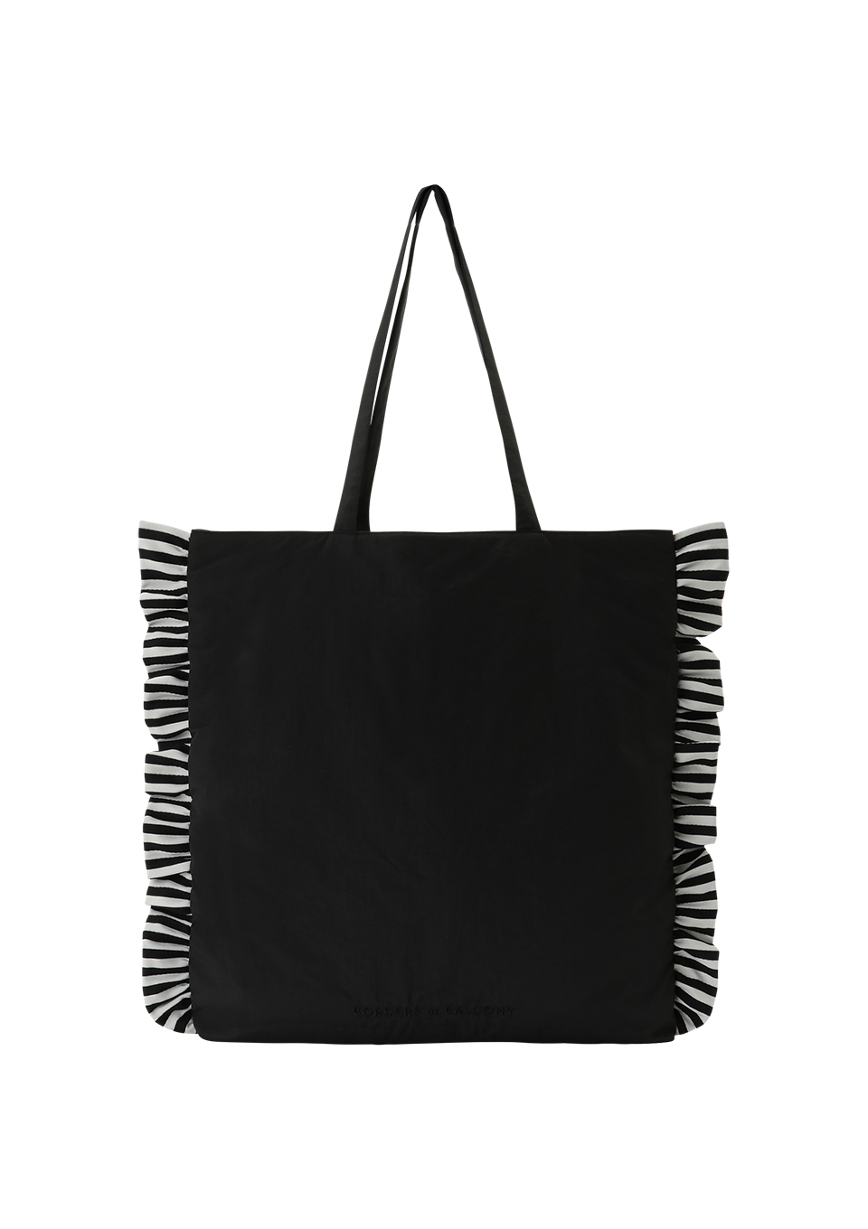 FRILL NYLON TOTE L(F)