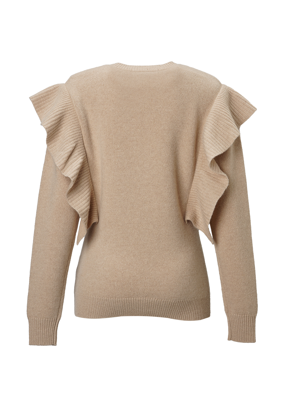 FRILL SHOULDER SWEATER