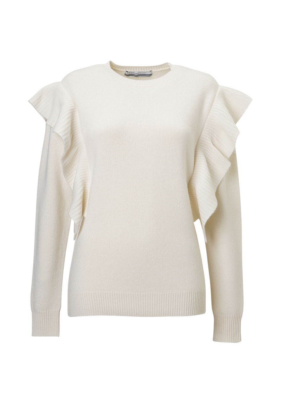 FRILL SHOULDER SWEATER