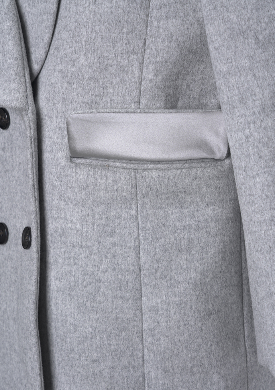 SHAWL COLLAR MELTON COAT