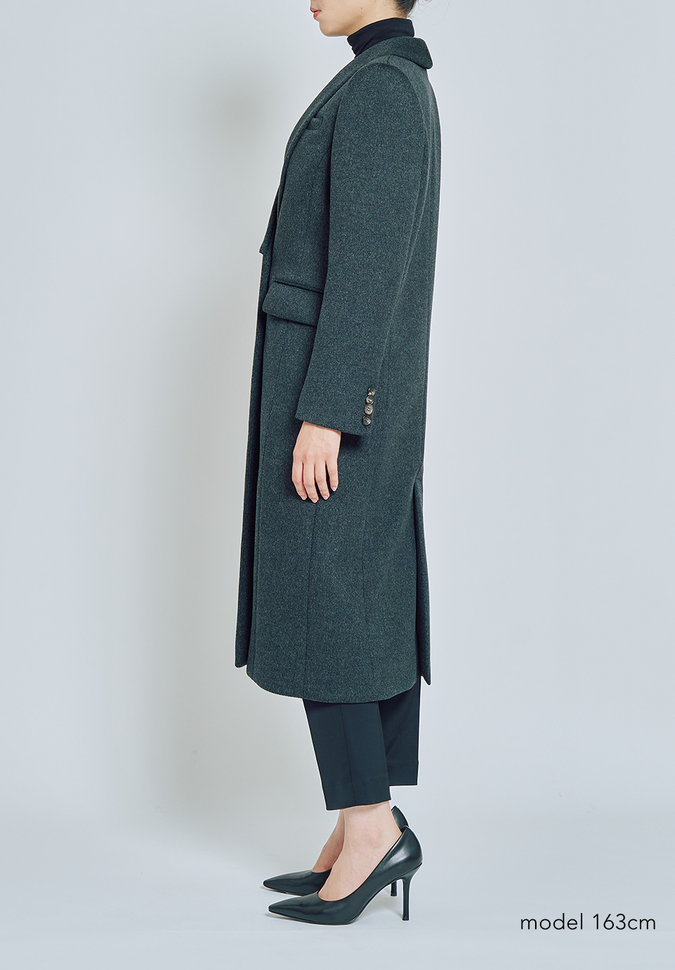 SHAWL COLLAR MELTON COAT