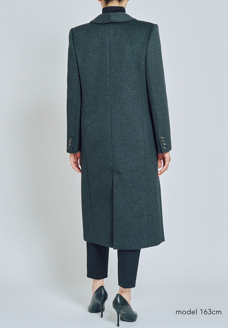 SHAWL COLLAR MELTON COAT