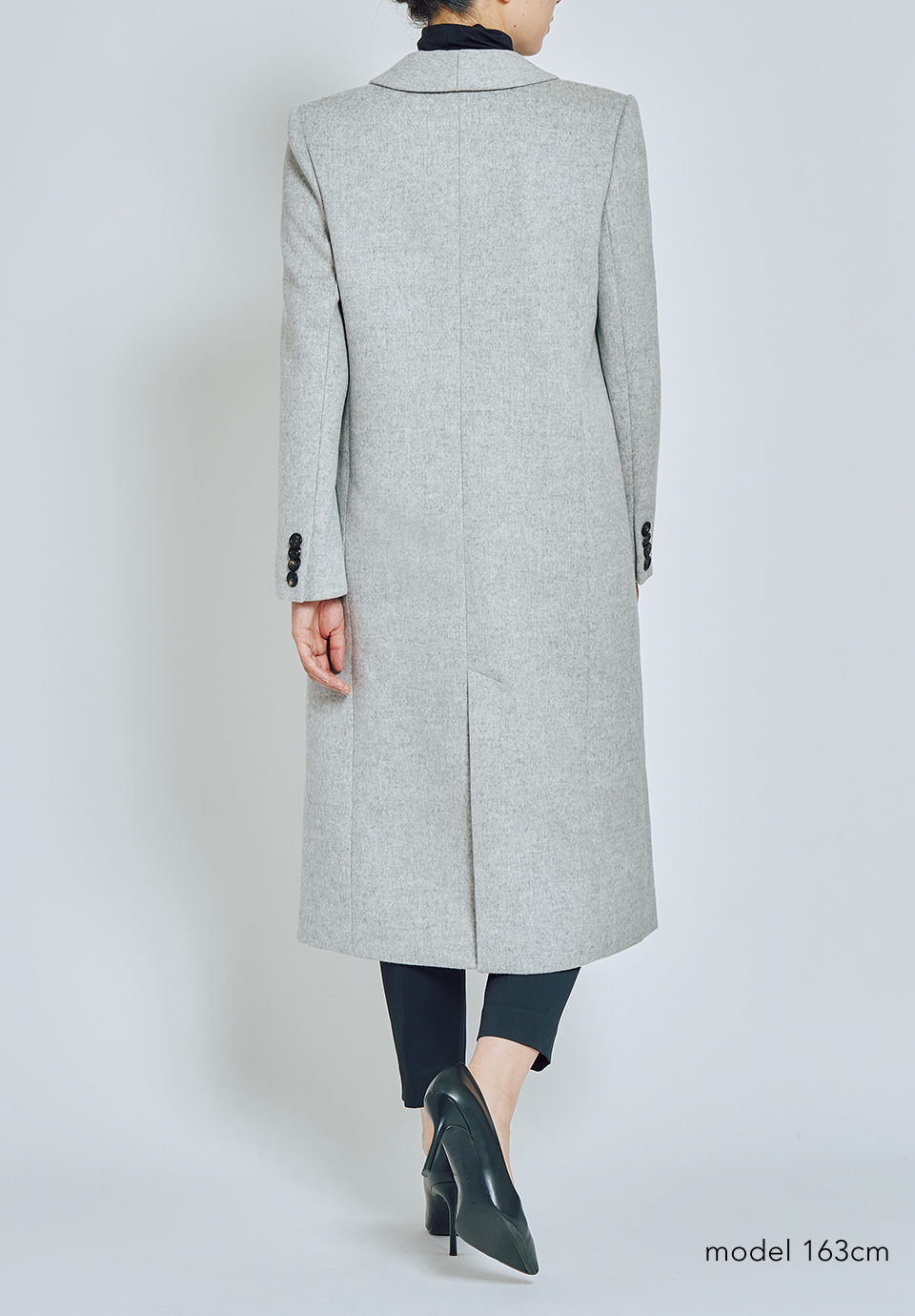 SHAWL COLLAR MELTON COAT