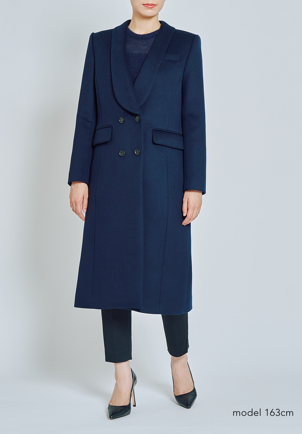 SHAWL COLLAR MELTON COAT