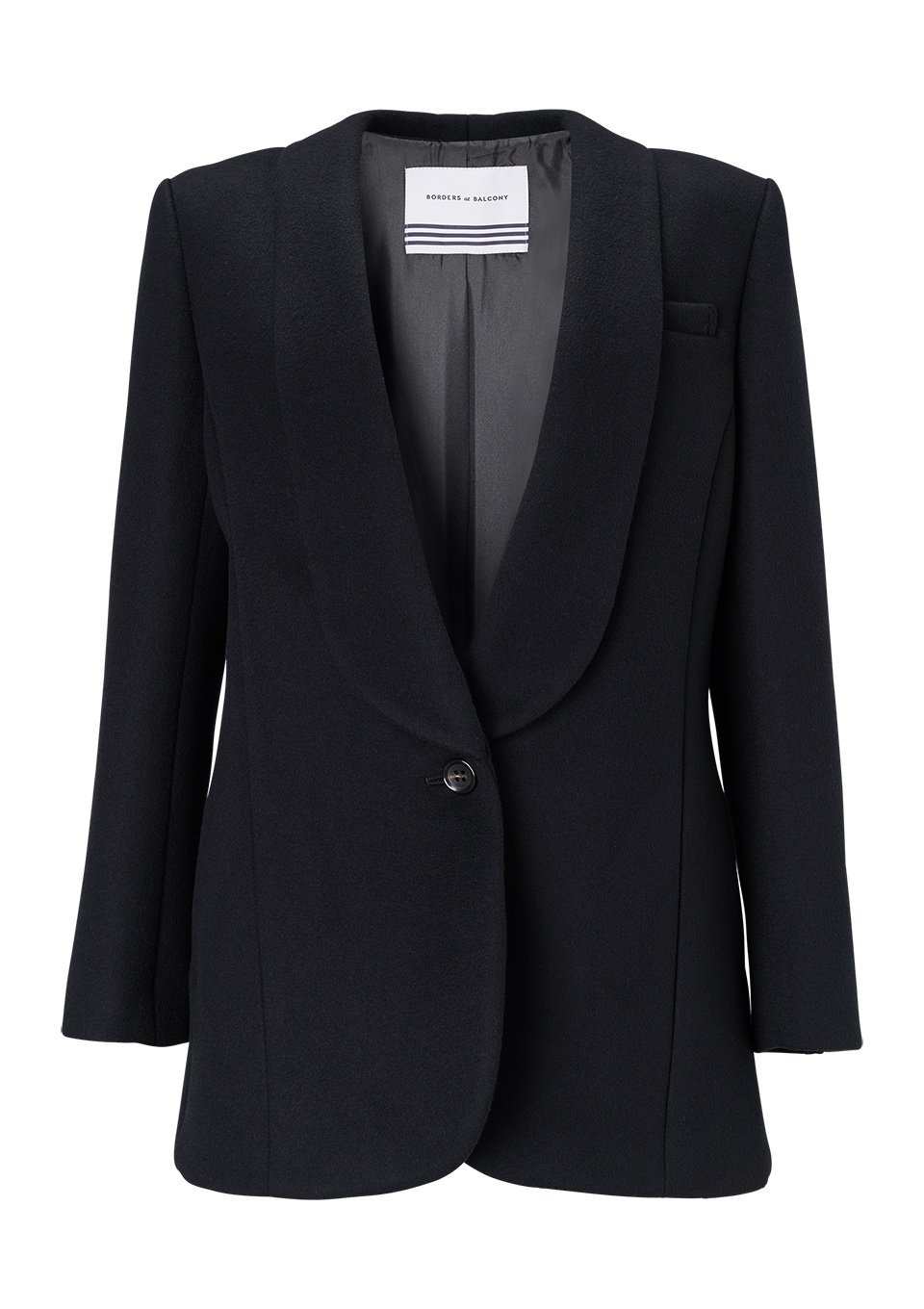 SHAWL COLLAR MELTON JACKET(36)