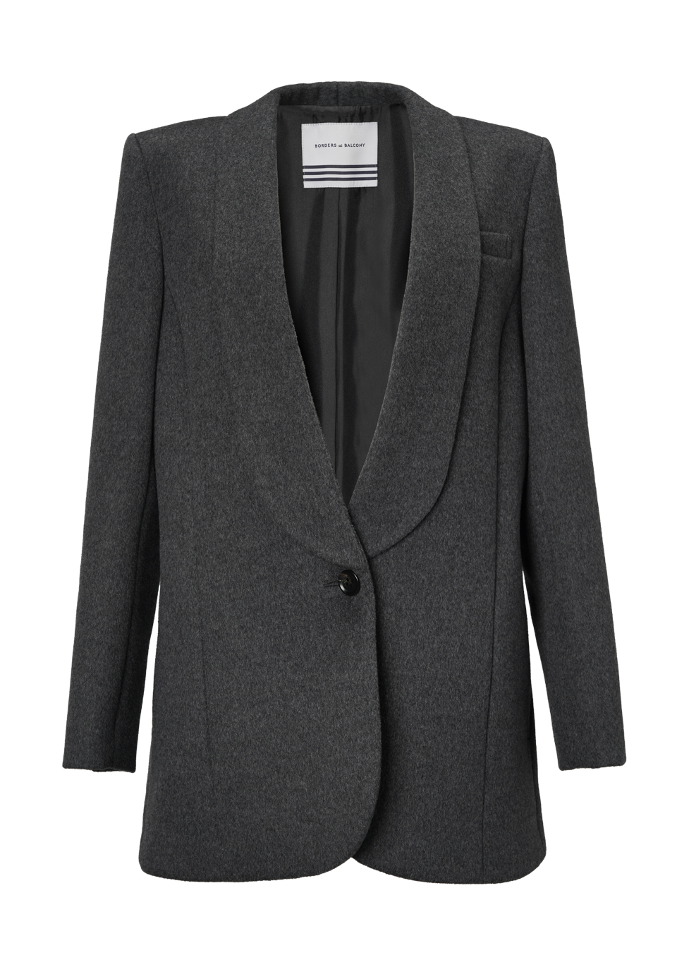 SHAWL COLLAR MELTON JACKET