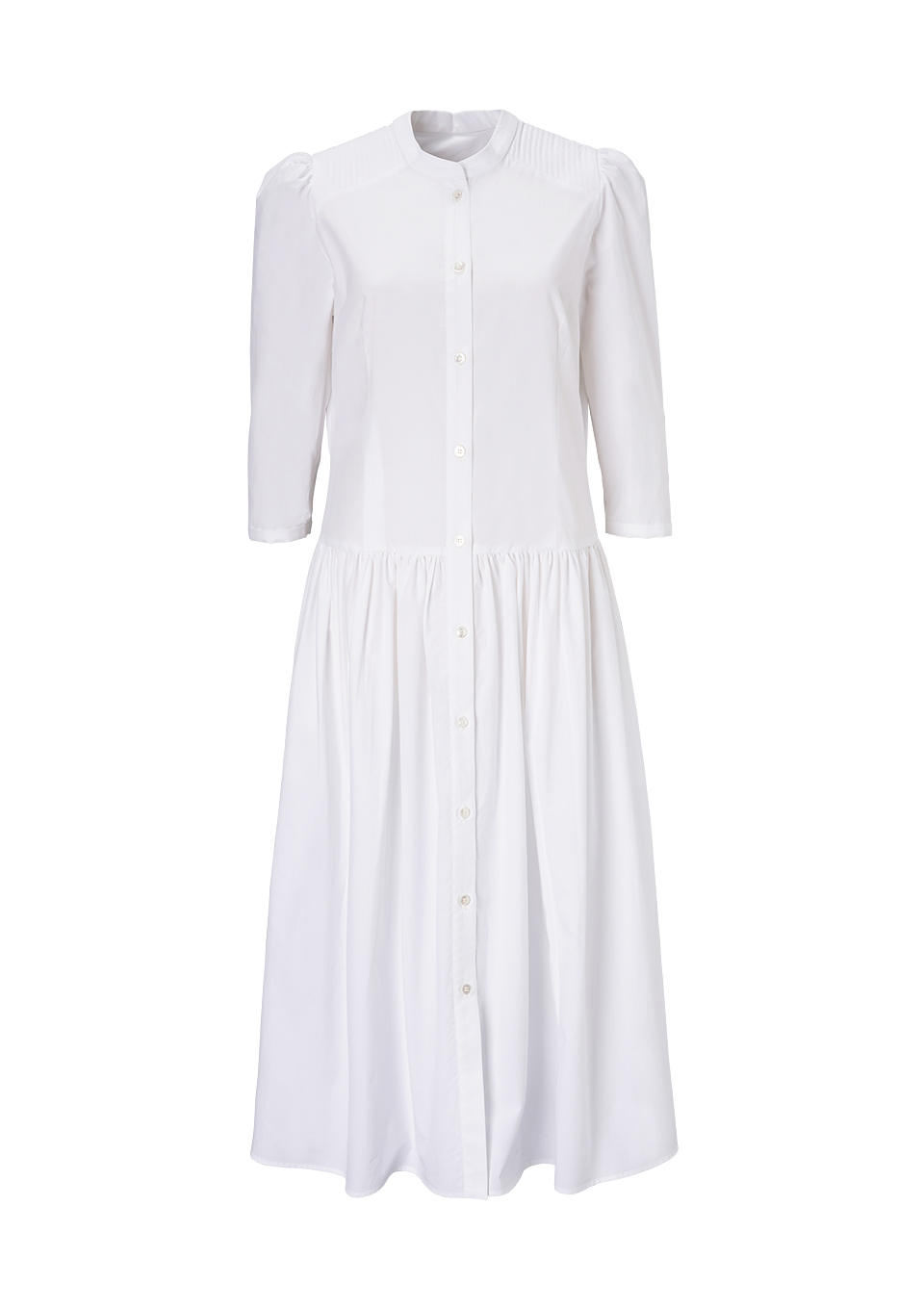 GATHER SHIRT DRESS