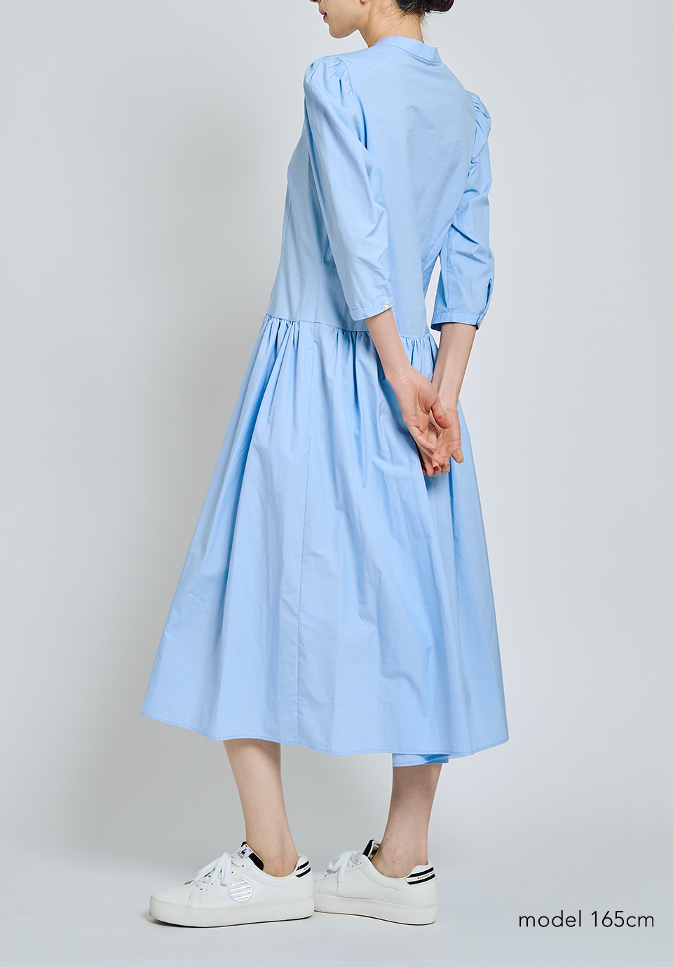 GATHER SHIRT DRESS