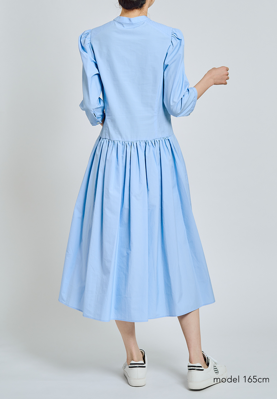 GATHER SHIRT DRESS