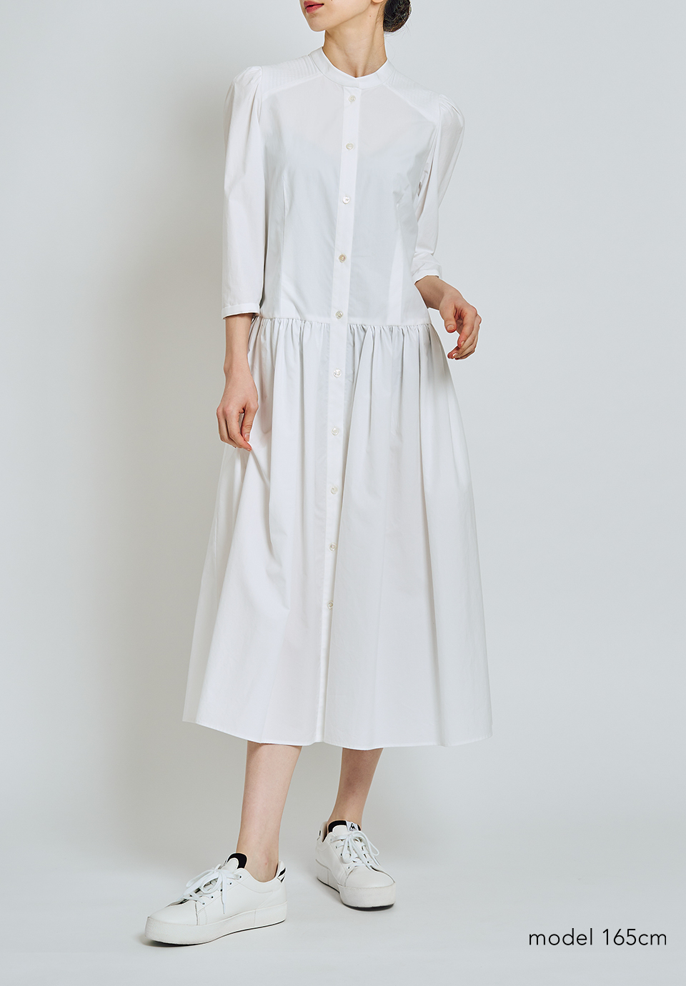 GATHER SHIRT DRESS