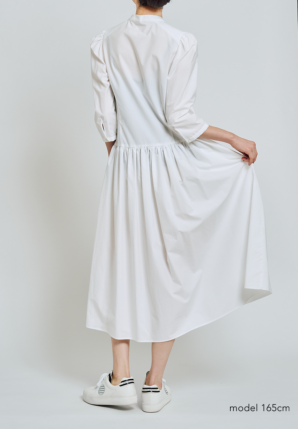 GATHER SHIRT DRESS