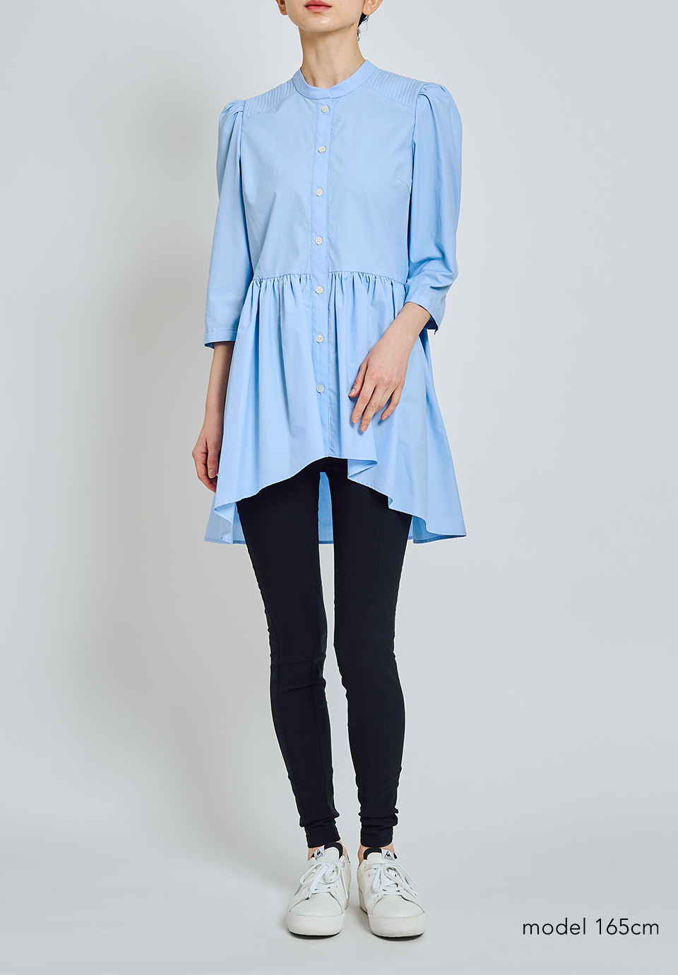 GATHER SHIRT TUNIC