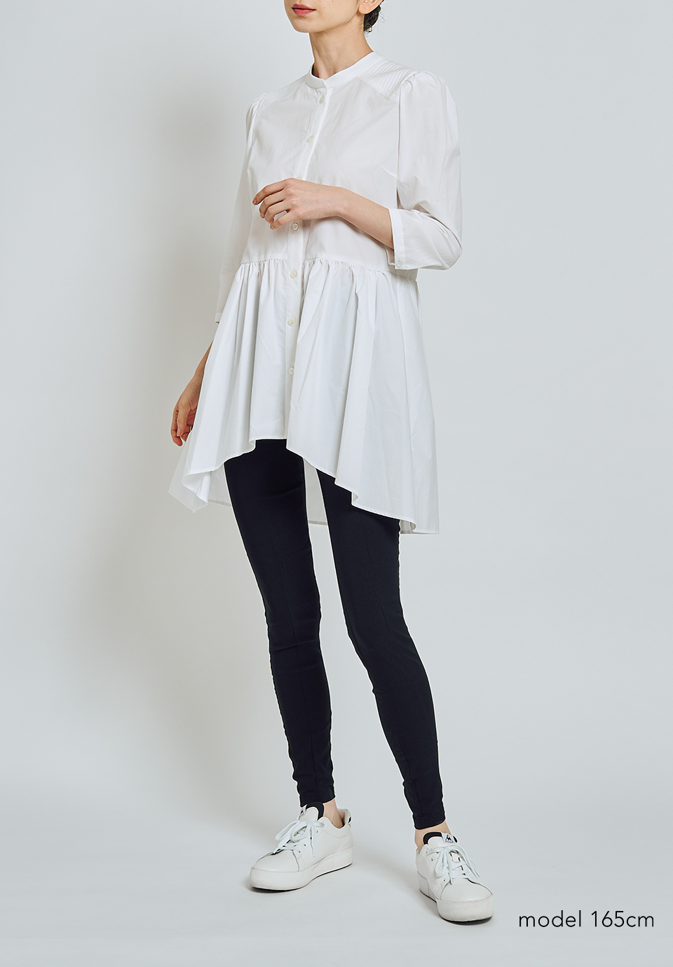 GATHER SHIRT TUNIC