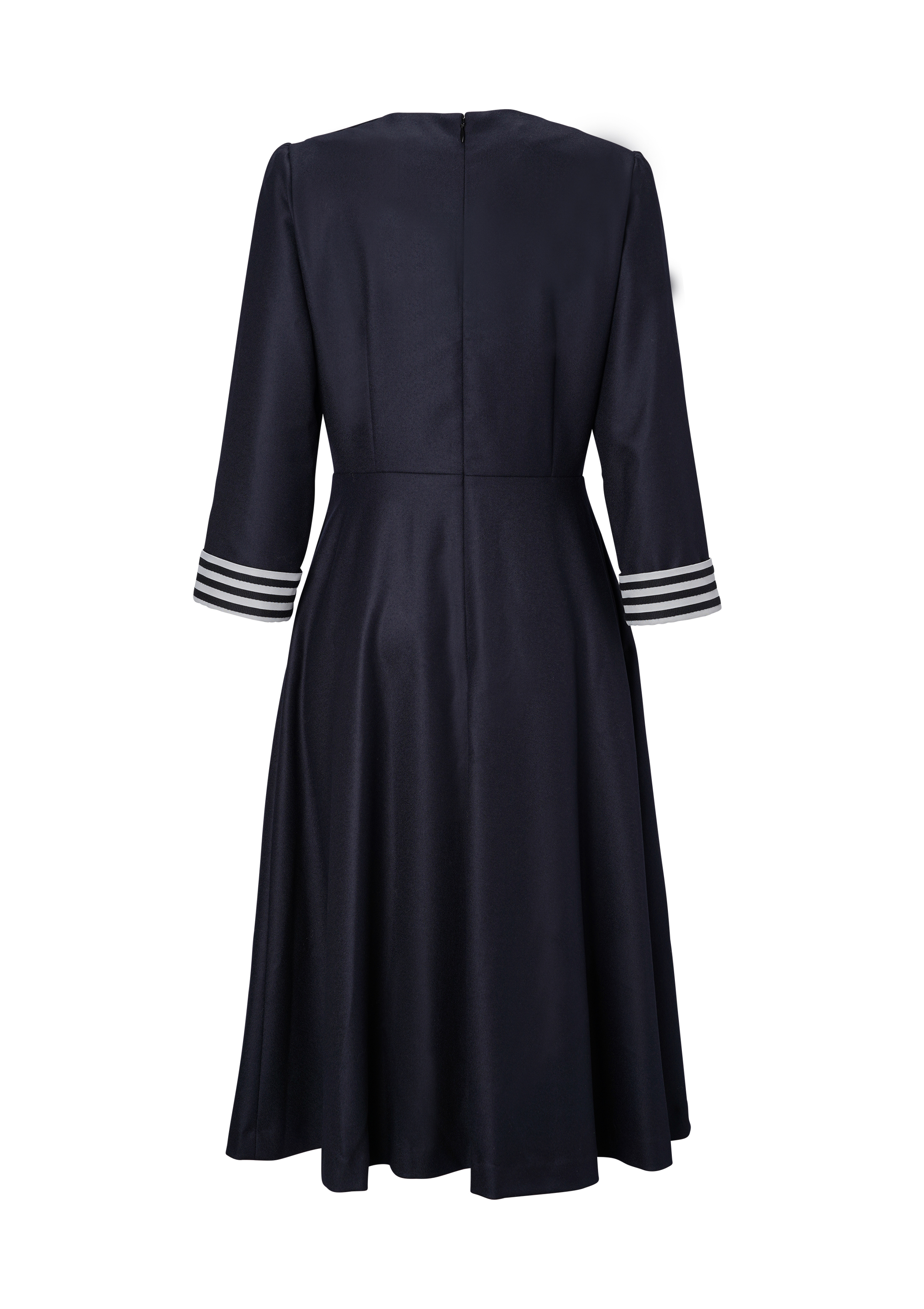 W FRONT WOOL DRESS