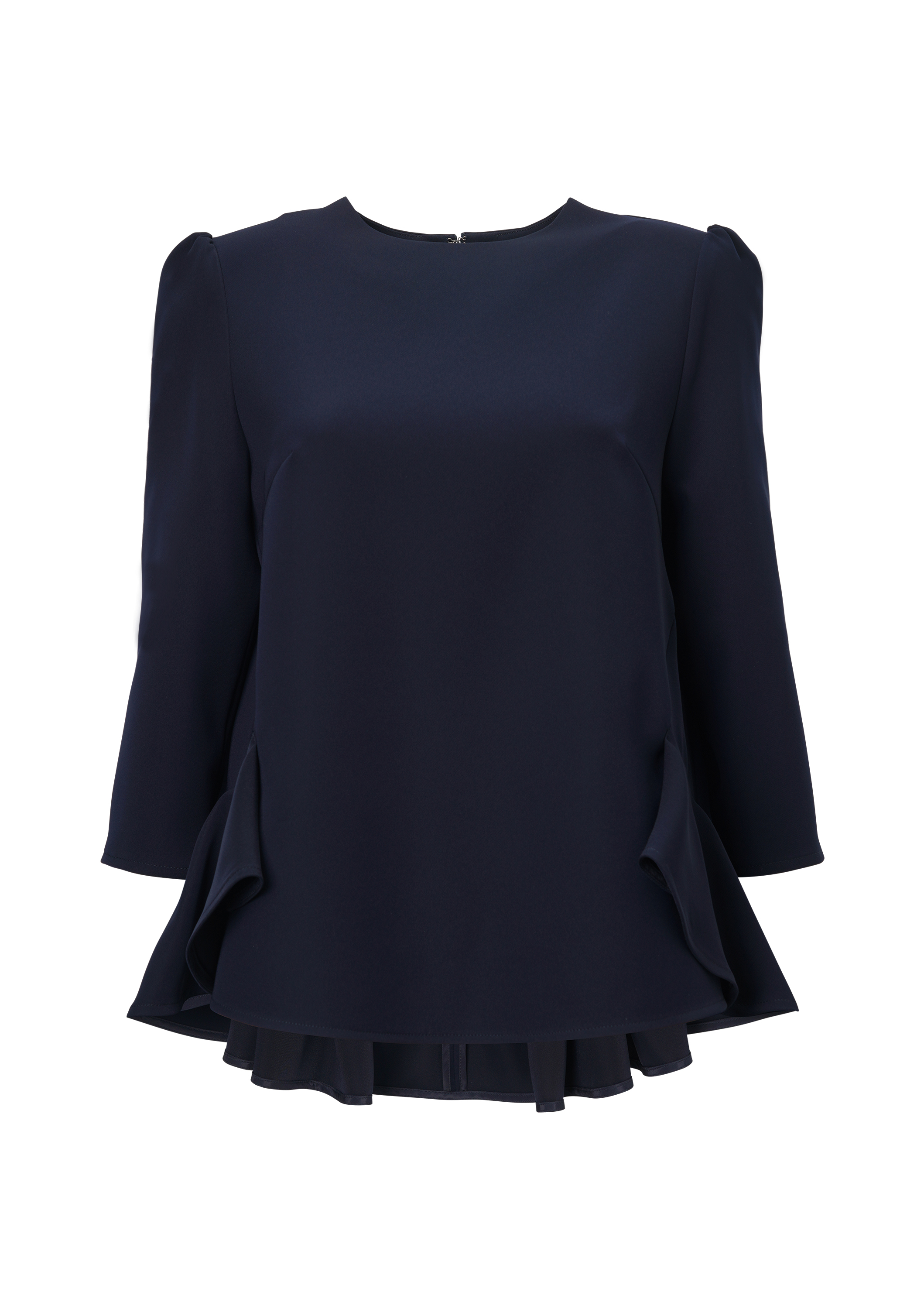 BACK RUFFLED TOP