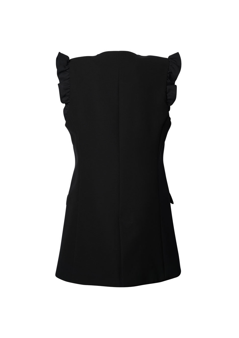 FRILL SHOULDER GILET