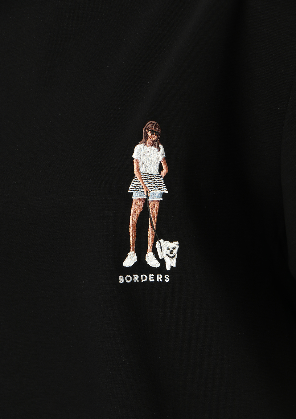 EMBROIDERY TEE【PLAY WITH DOG】