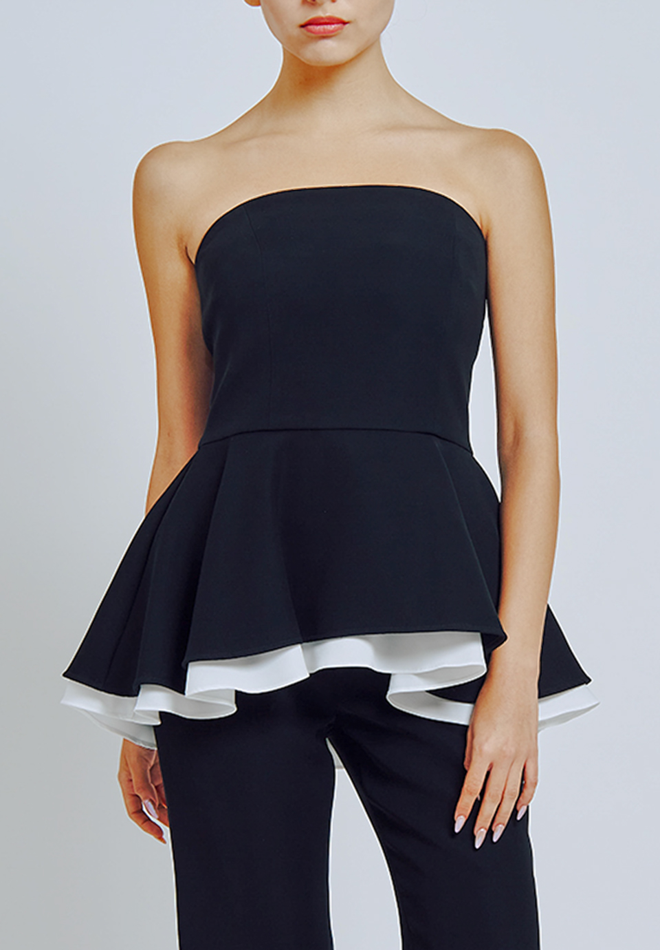 PEPLUM BARE TOP