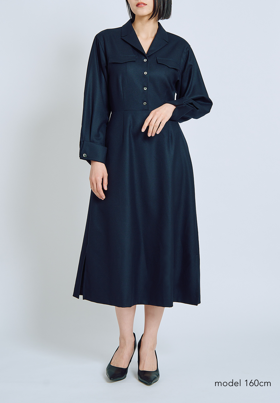 SHIRT WOOL DRESS